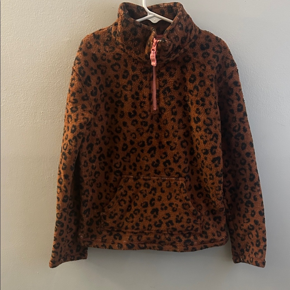 Jumping Beans Brown Leopard Kids Jacket